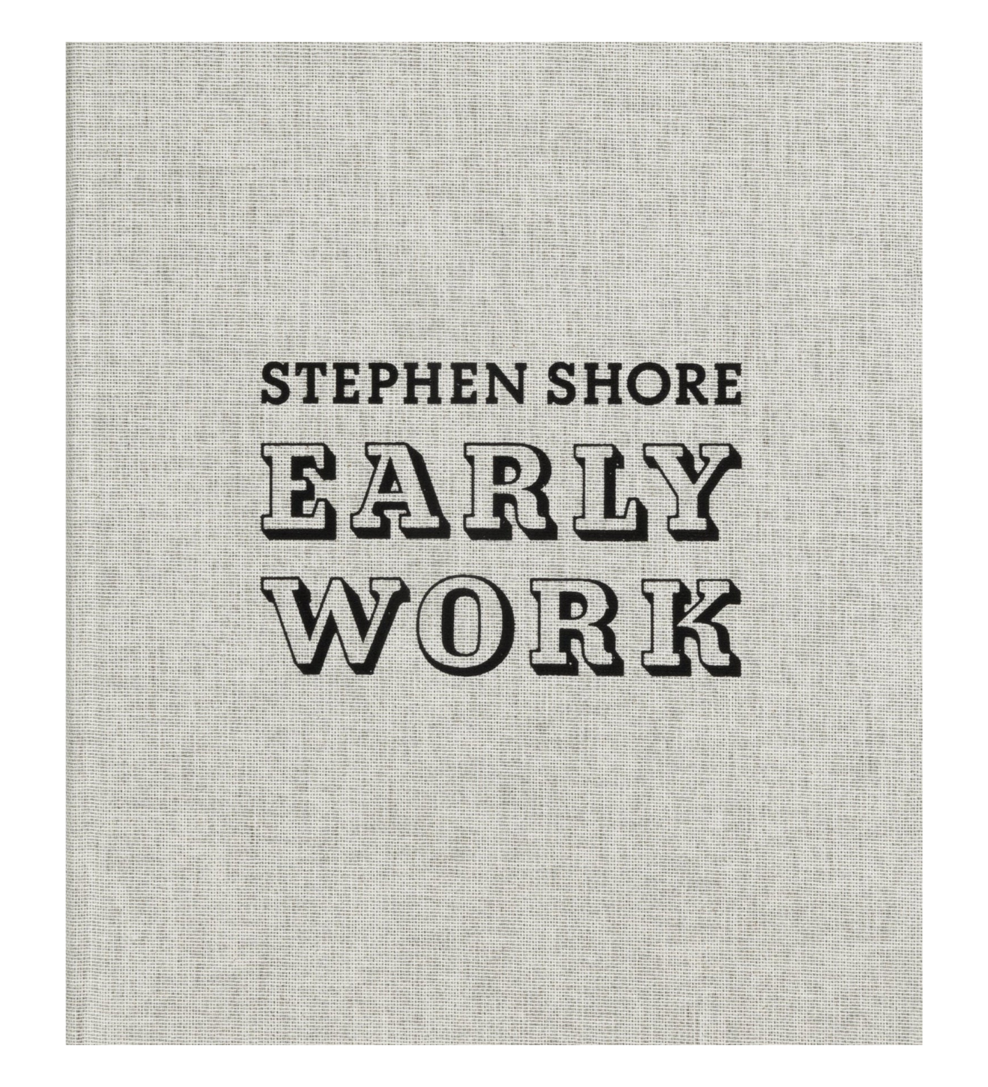 Stephen Shore: Early Work (signed slip)