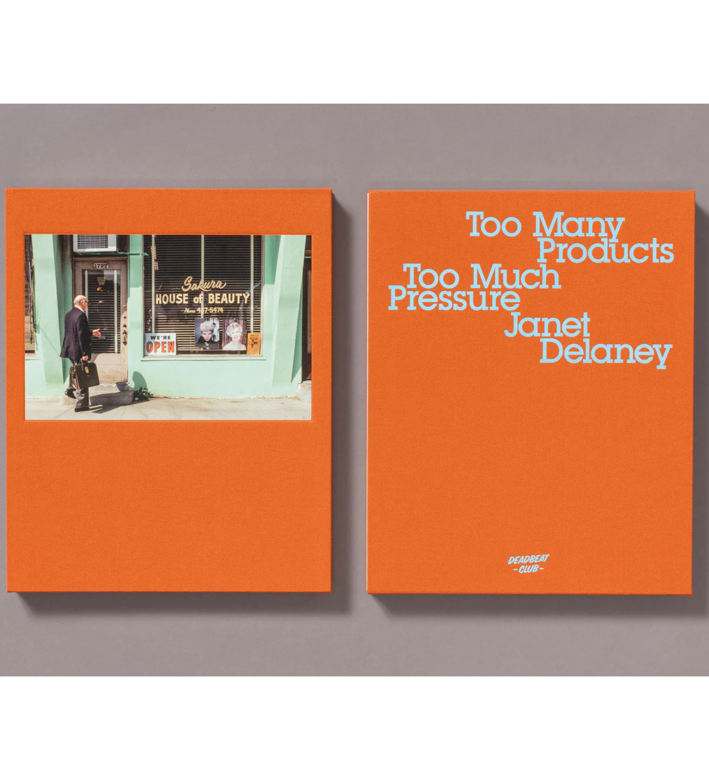 Janet Delaney: Too Many Products Too Much Pressure (signed)