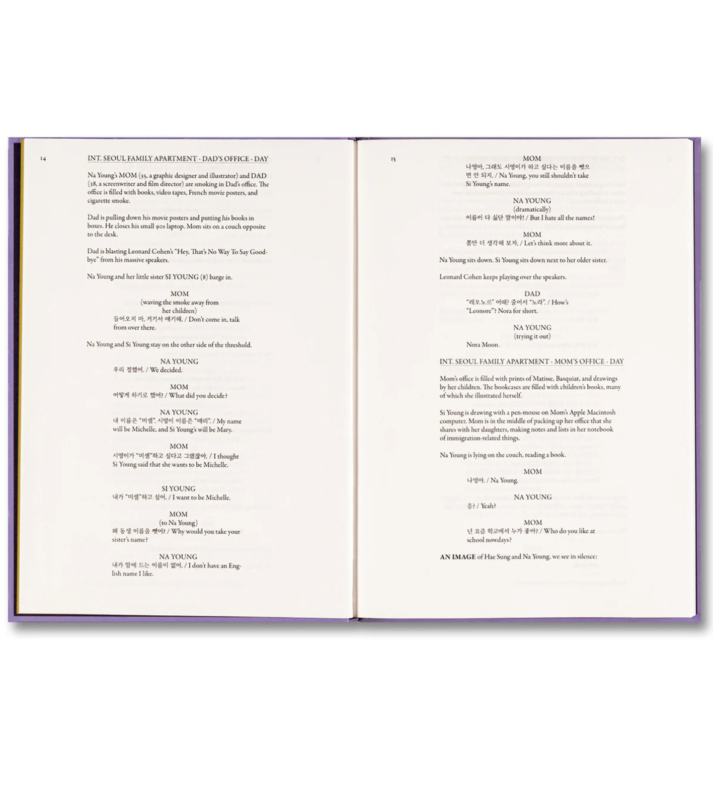 Past Lives Screenplay Book