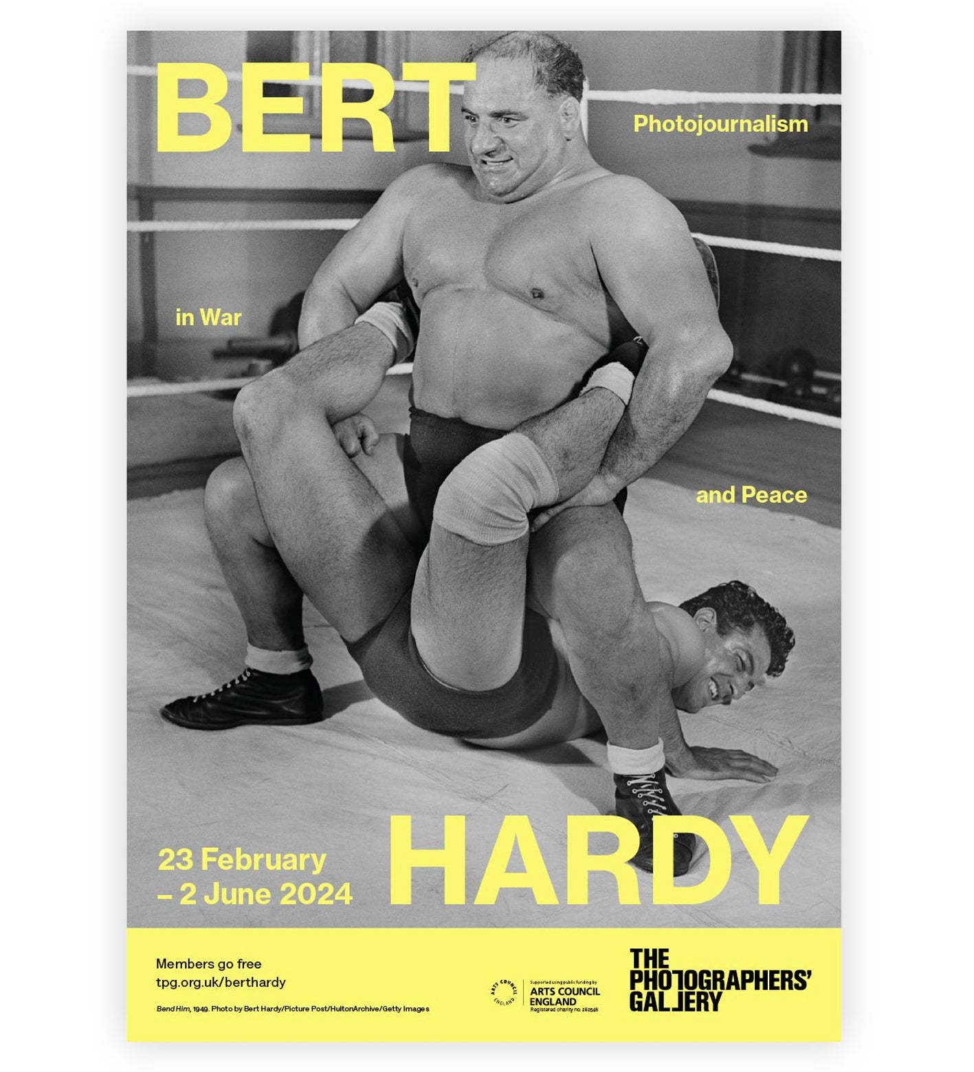 Bert Hardy Bend Him Poster A2
