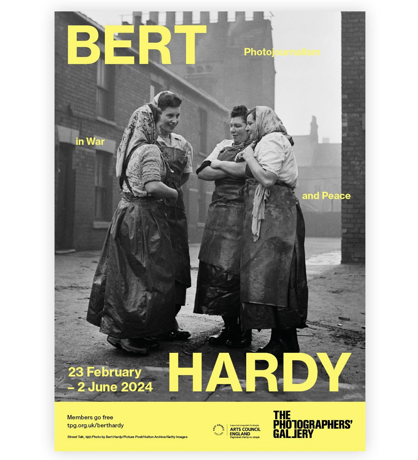 Bert Hardy Street Talk Poster A2