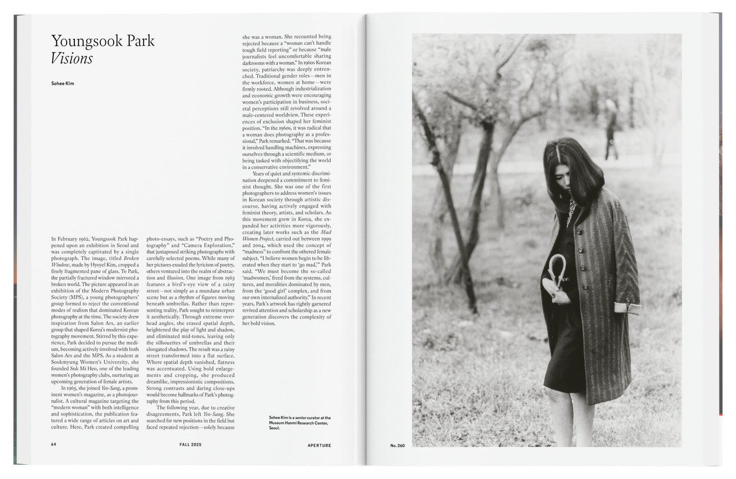 Aperture No.260 - Fall 2025, The Seoul Issue