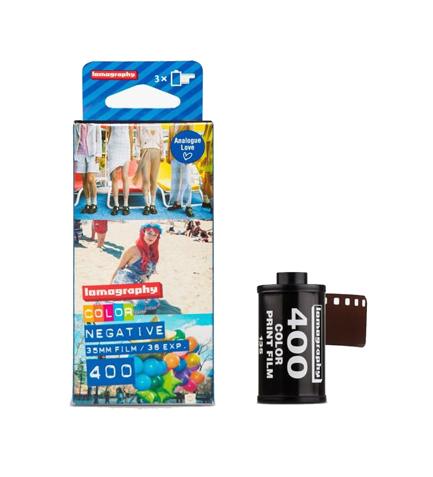 Lomography Color Negative 400 35mm Film 36 Exposures, 3 Pack