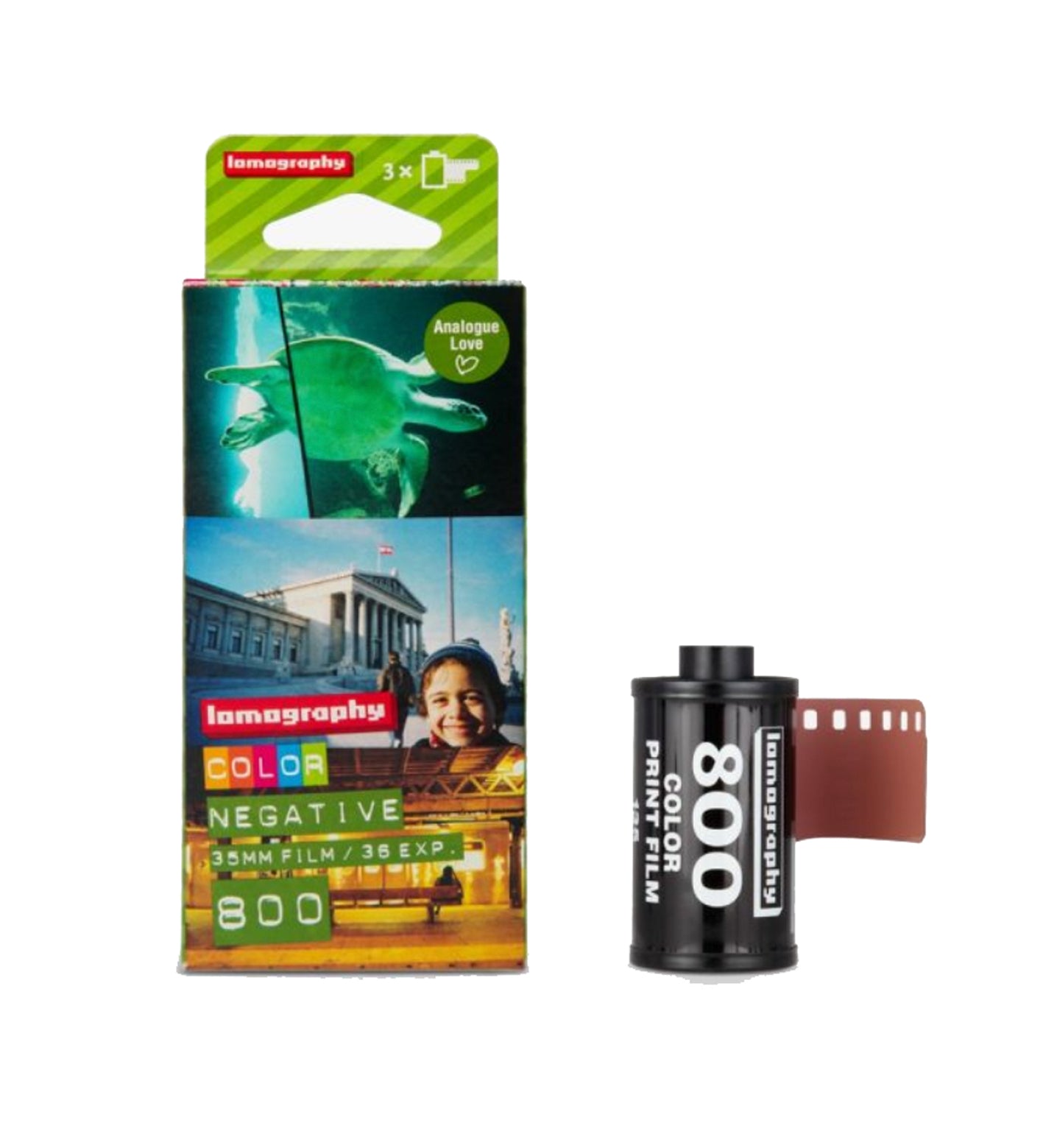 Lomography Color Negative 800 35mm Film 36 Exposures, 3 Pack
