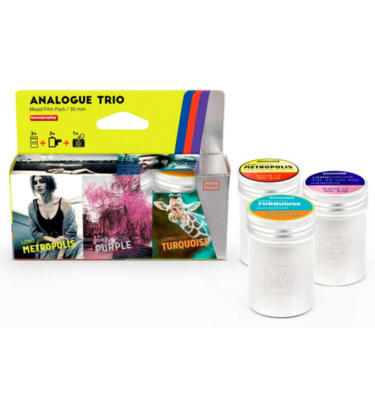 LomoChrome Analogue Trio Mixed 35mm Film Pack
