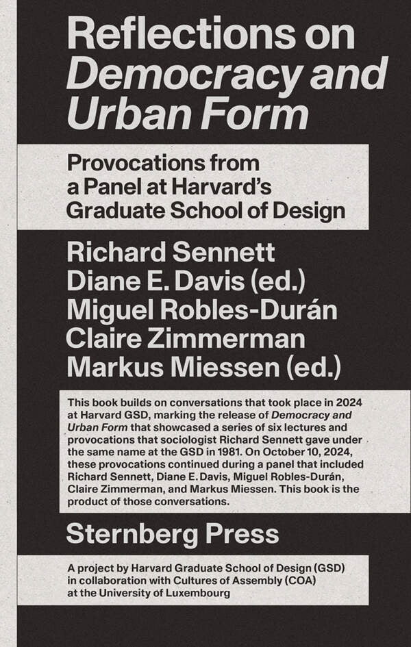 Miessen & Davis: Reflections on Democracy and Urban Form