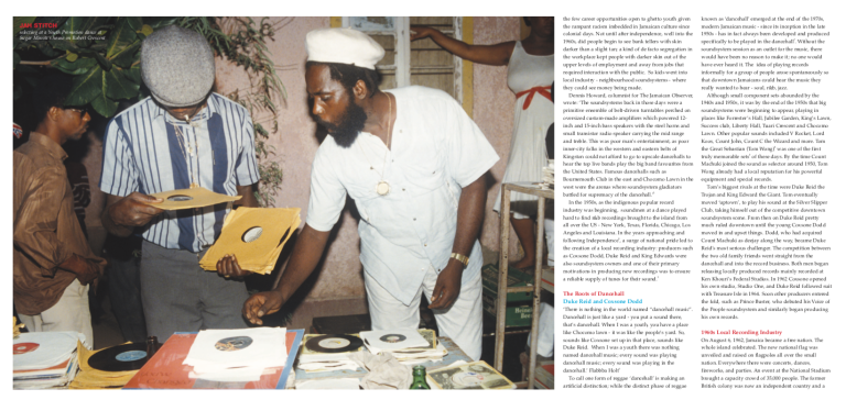 Dancehall - The Rise Of Jamaican Dancehall Culture