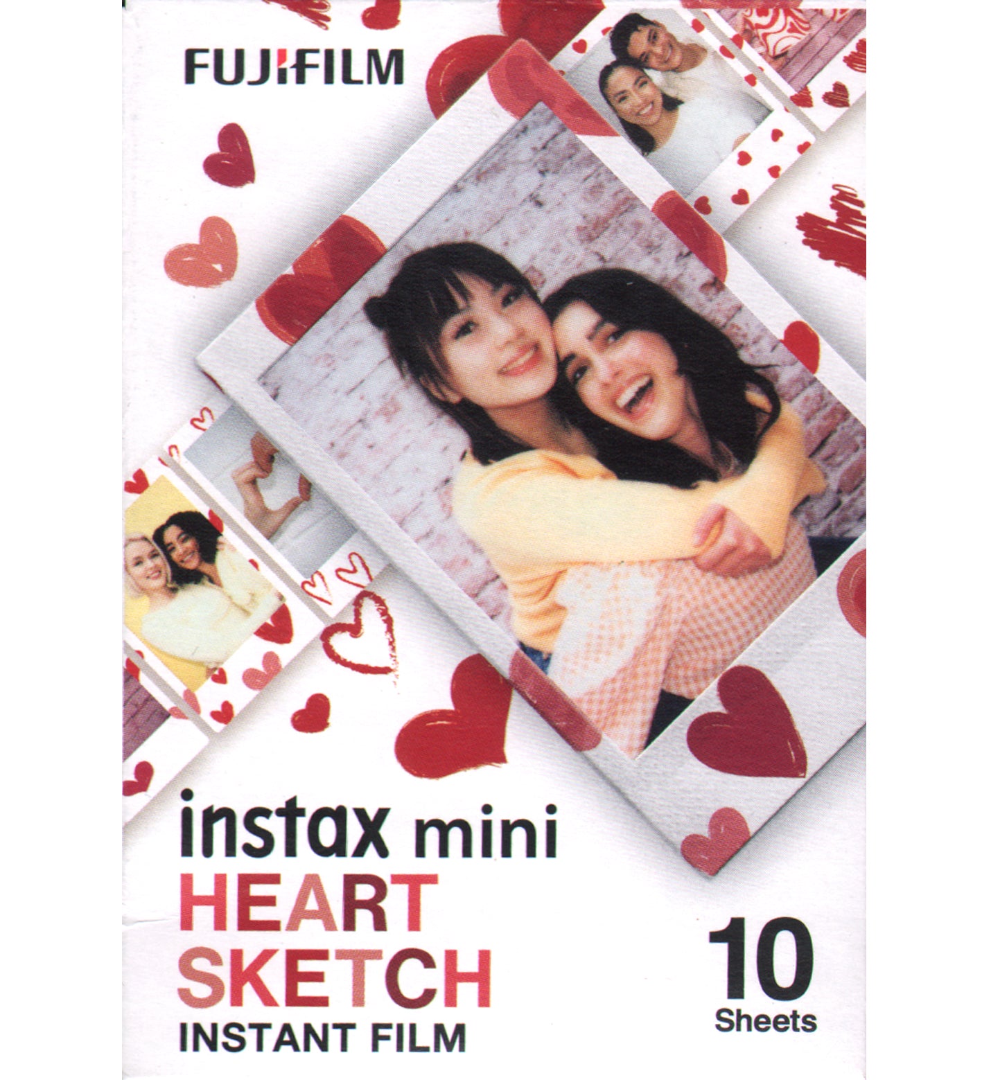 Fujifilm Instax Mini Heart Sketch Instant Film