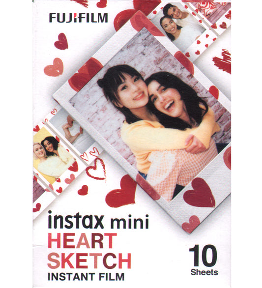 Fujifilm Instax Mini Heart Sketch Instant Film (£8.99 incl VAT)