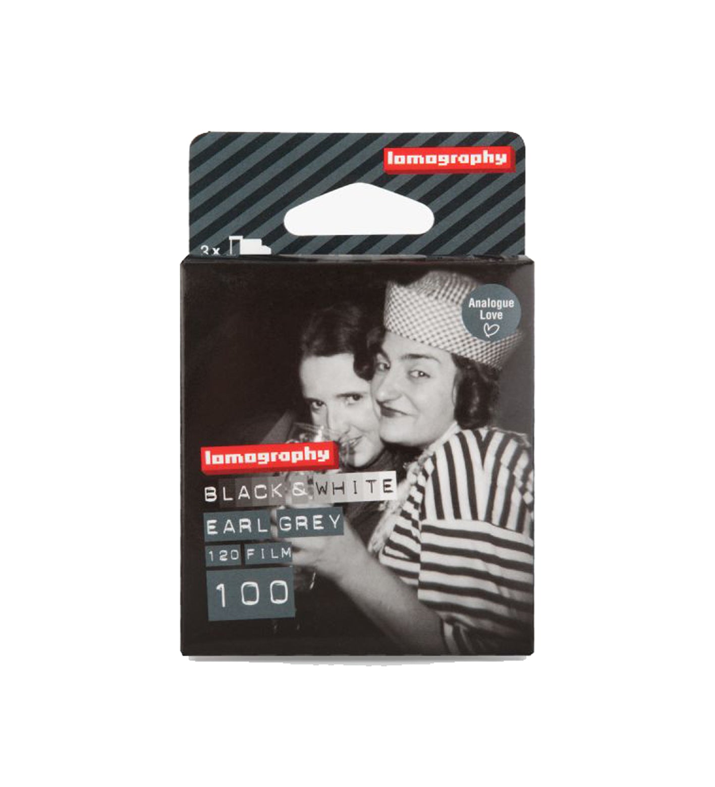 Lomography Earl Grey 100 B&W 120 Film, 3 Pack