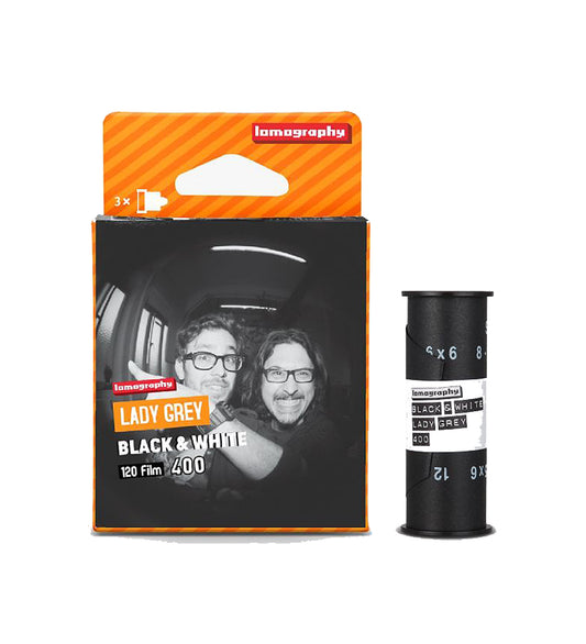 Lomography Lady Grey 400 B&W 120 Film, 3 Pack
