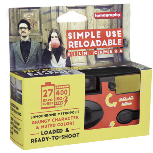 Lomography Simple Use Reusable Film Camera Lomochrome Metropolis