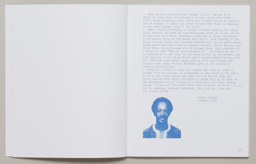 Joseph Jarman: Black Case Volume I & II - Return From Exile