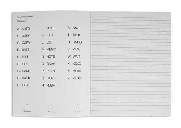 Experimental Jetset: Colour Notebook (£12.00 incl VAT)