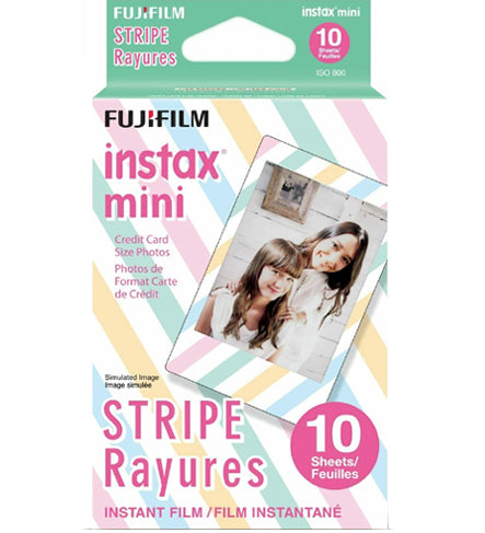 Fujifilm Instax Mini Stripe Instant Film – TPG Bookshop