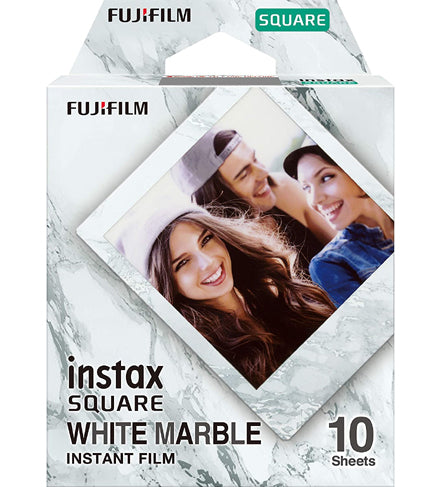 Fujifilm Instax Square White Marble Instant Film
