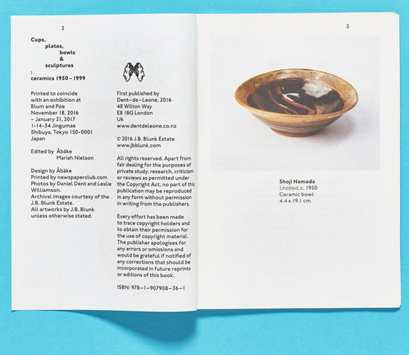 JB Blunk: Cups, Plates, Bowls & Sculptures: Ceramics 1950 – 1999