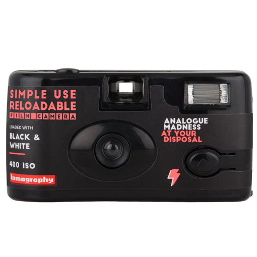 Lomography Simple Use Reusable Film Camera Black & White