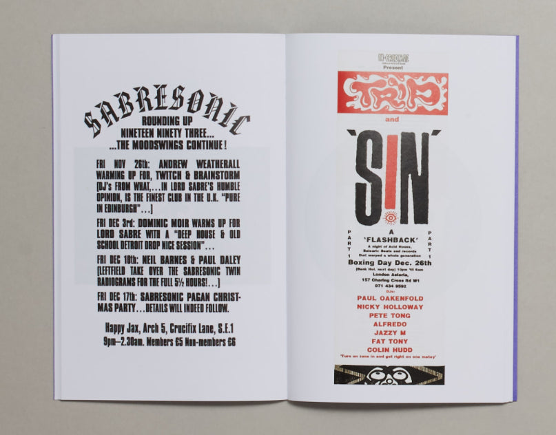 Matt Acornley: London Rave Flyers 1990-1996