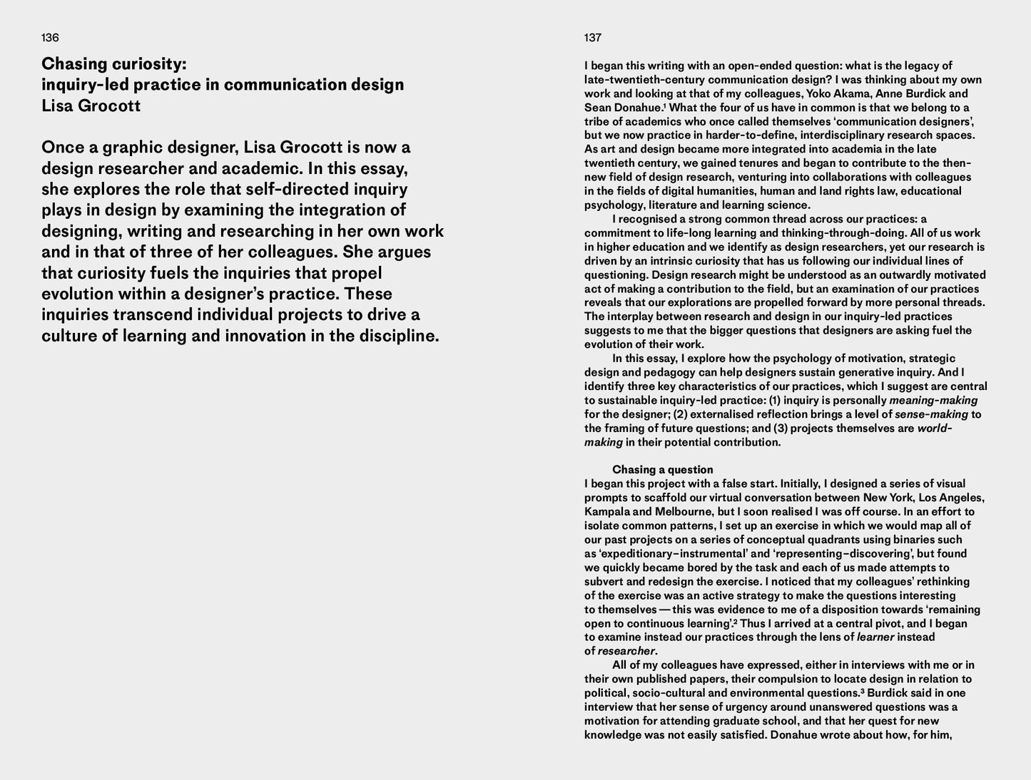 One and Many Mirrors: Perspectives on Graphic Design Education