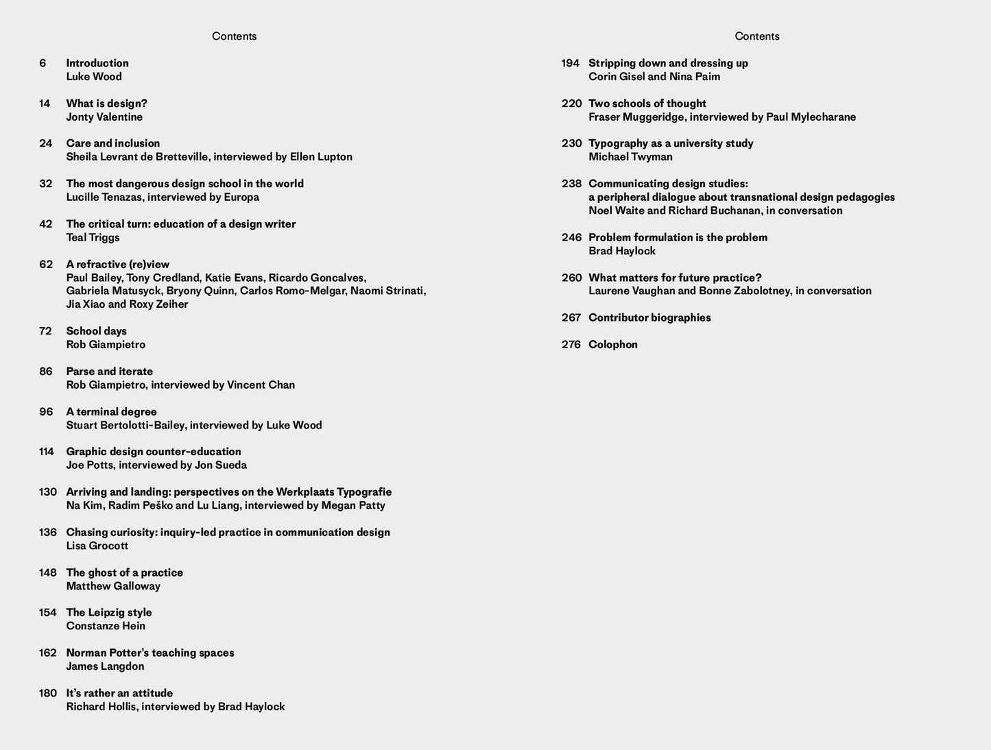One and Many Mirrors: Perspectives on Graphic Design Education
