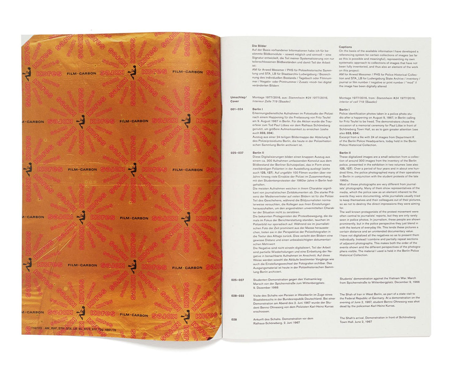 Arwed Messmer: RAF - No Evidence / Kein Beweis