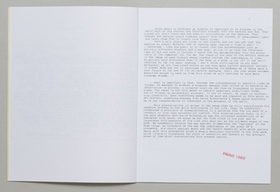 David Wojnarowicz: In the Shadow of Forward Motion