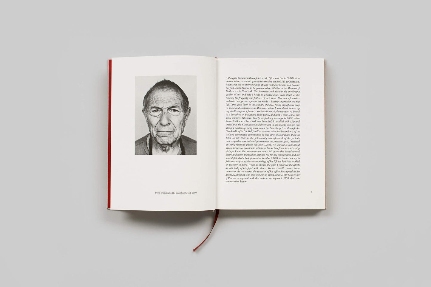 David Goldblatt: The Last Interview