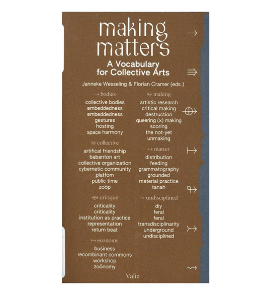 Making Matters - A Vocabulary for Collective Arts