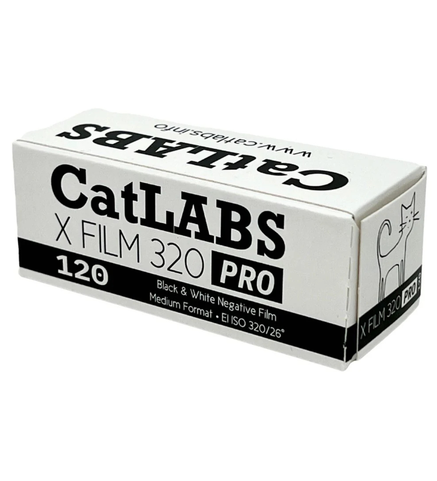 CatLabs X Film 320 B&W 120 Film