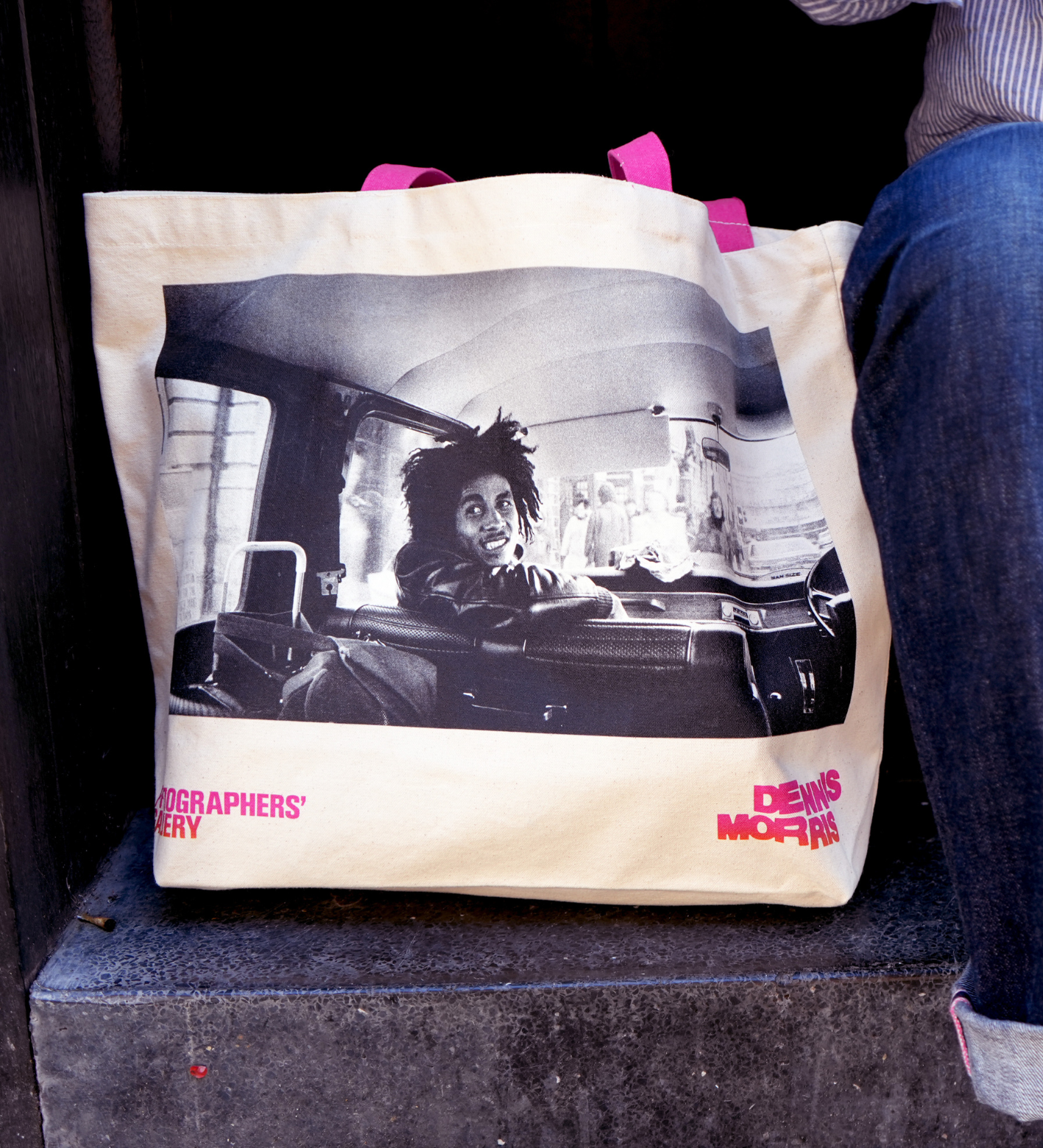 Dennis Morris Music + Life tote bag