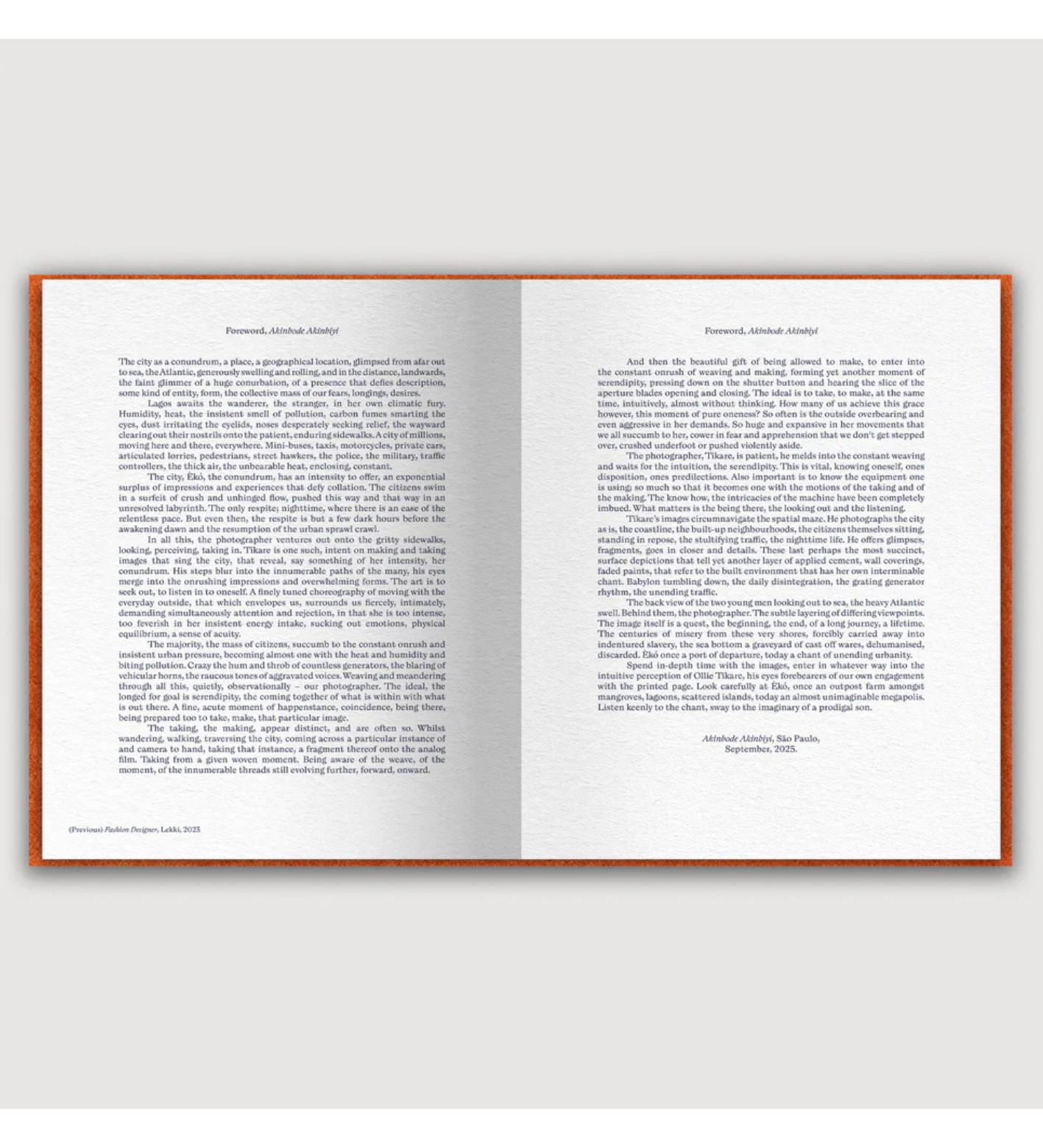 Ollie Babajide Tikare: ÈKÓ