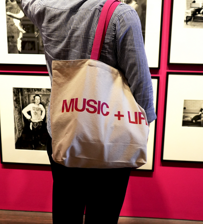 Dennis Morris Music + Life tote bag