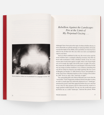 At the Limits of the Gaze - Selected writings by Takuma Nakahira