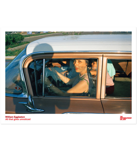 William Eggleston: All that goes unnoticed, A2 Print Poster (Woman and Children in Car)