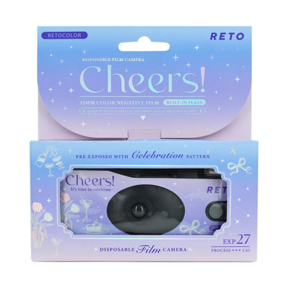 Retocolor Cheers 400 35mm Single Use Camera 27 exposures