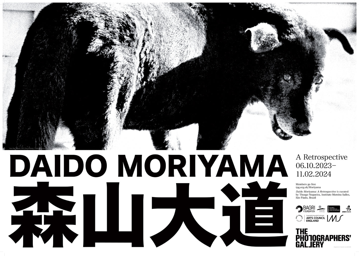 Daido Moriyama: Dog Exhibition Poster A2