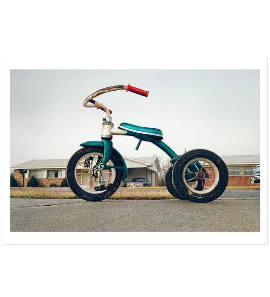 William Eggleston: Mantelpiece Card (Tricycle)