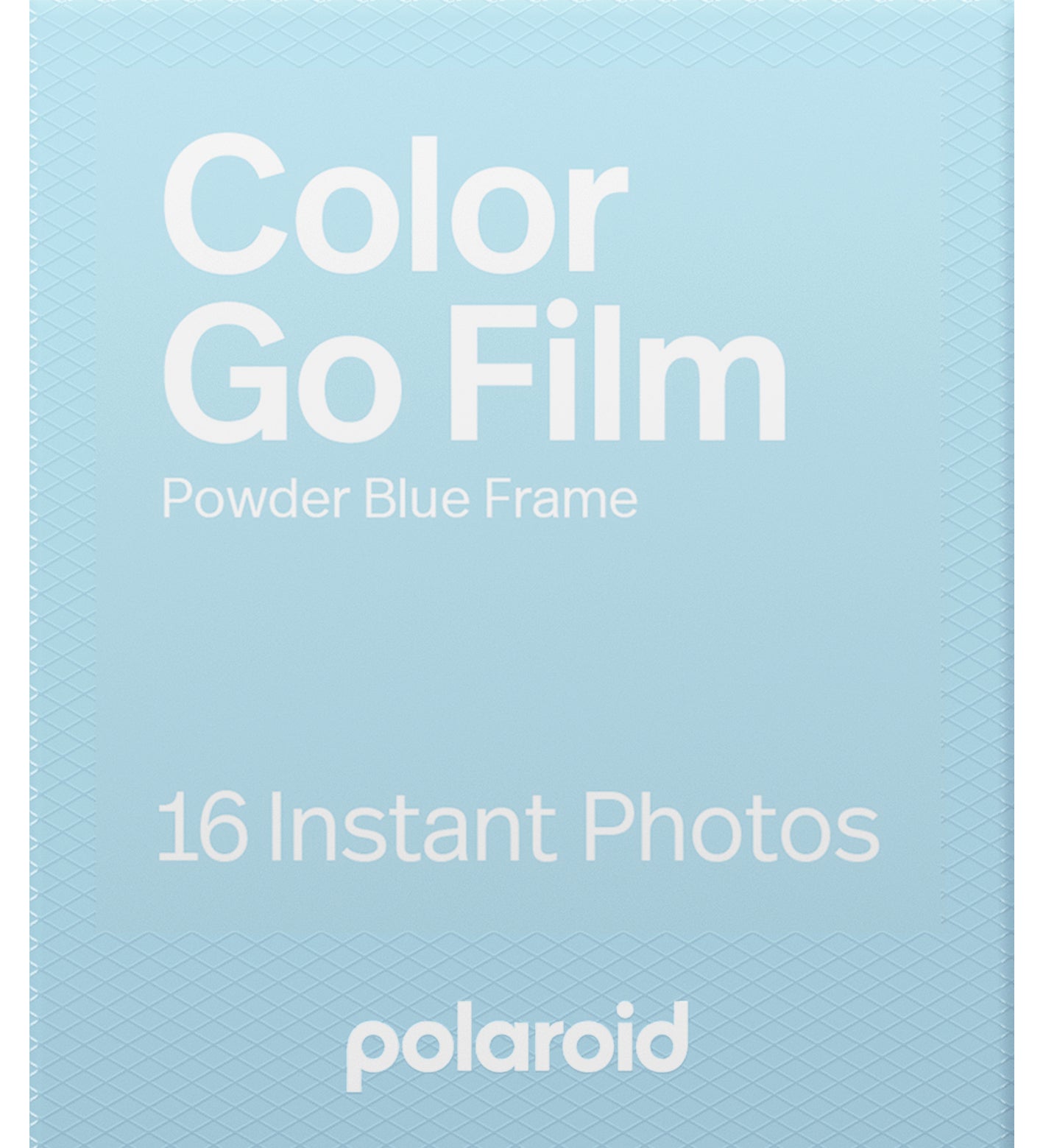 Polaroid Go Color Powder Blue Frame Instant Film Twin Pack