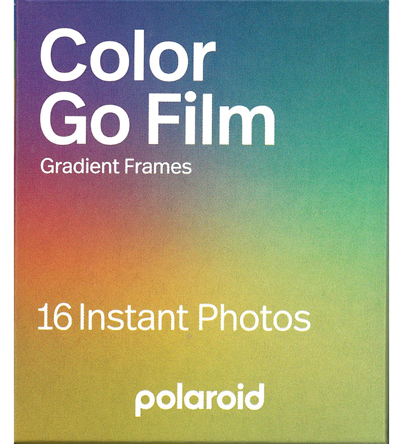 Polaroid Go Color Instant Film Double Pack, Gradient Frame