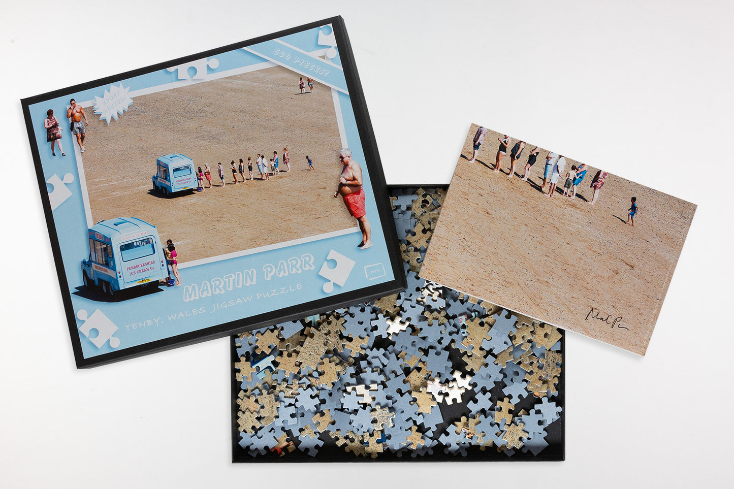 Martin Parr: Tenby Beach Ice Cream Truck Jigsaw Puzzle