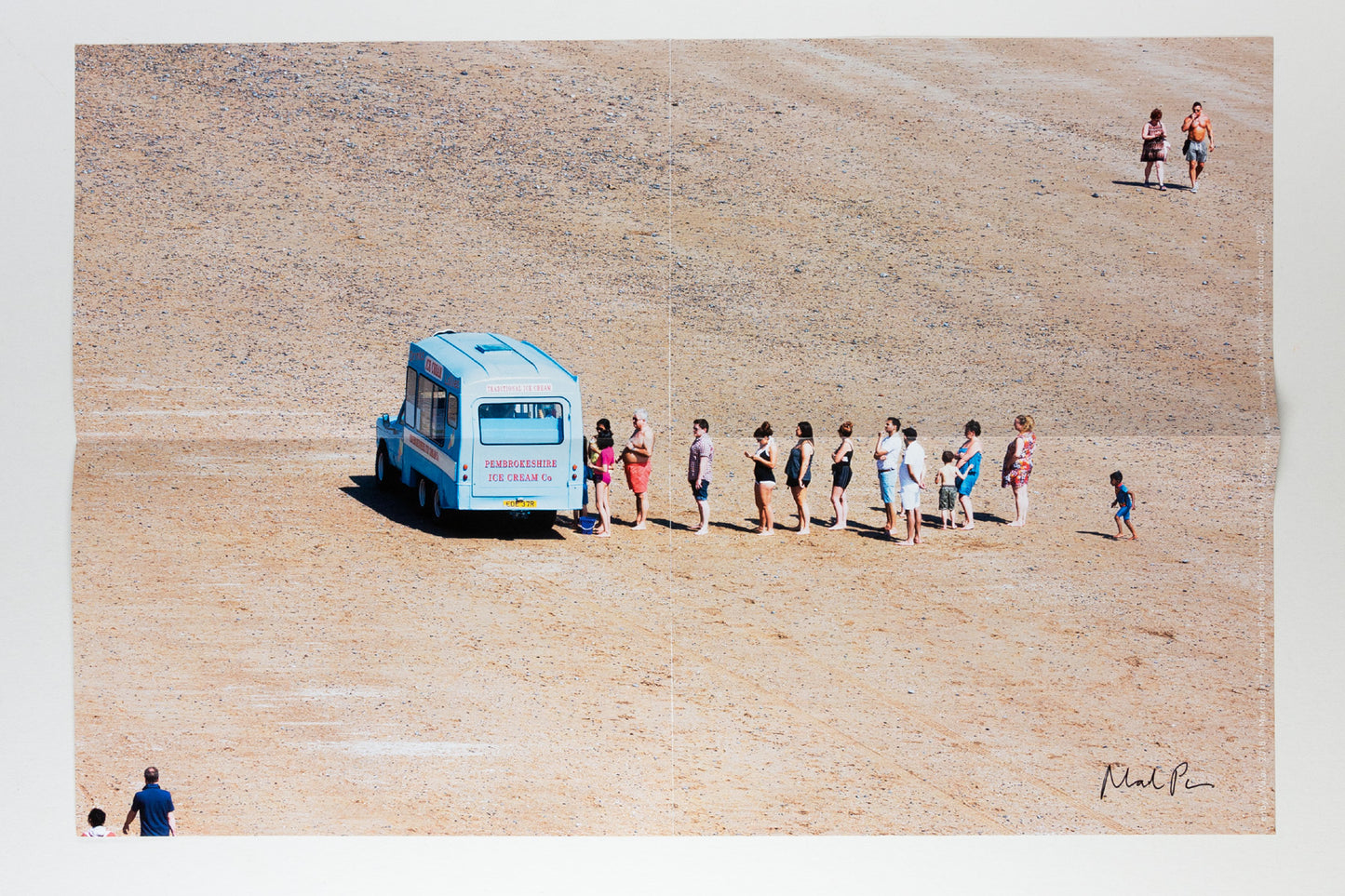 Martin Parr: Tenby Beach Ice Cream Truck Jigsaw Puzzle