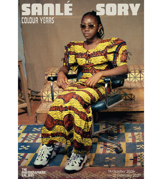 Sanlé Sory: Colour Years A2 Exhibition Poster (Woman on Chair)