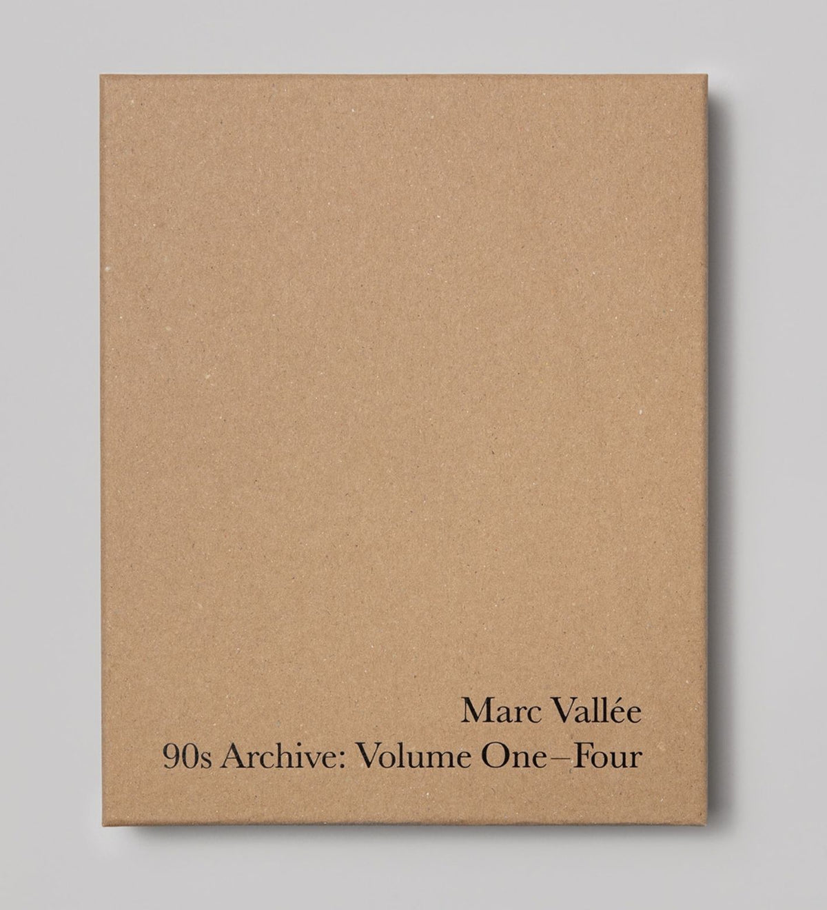 Marc Vallée: 90s Archive: Volume One to Four Boxset
