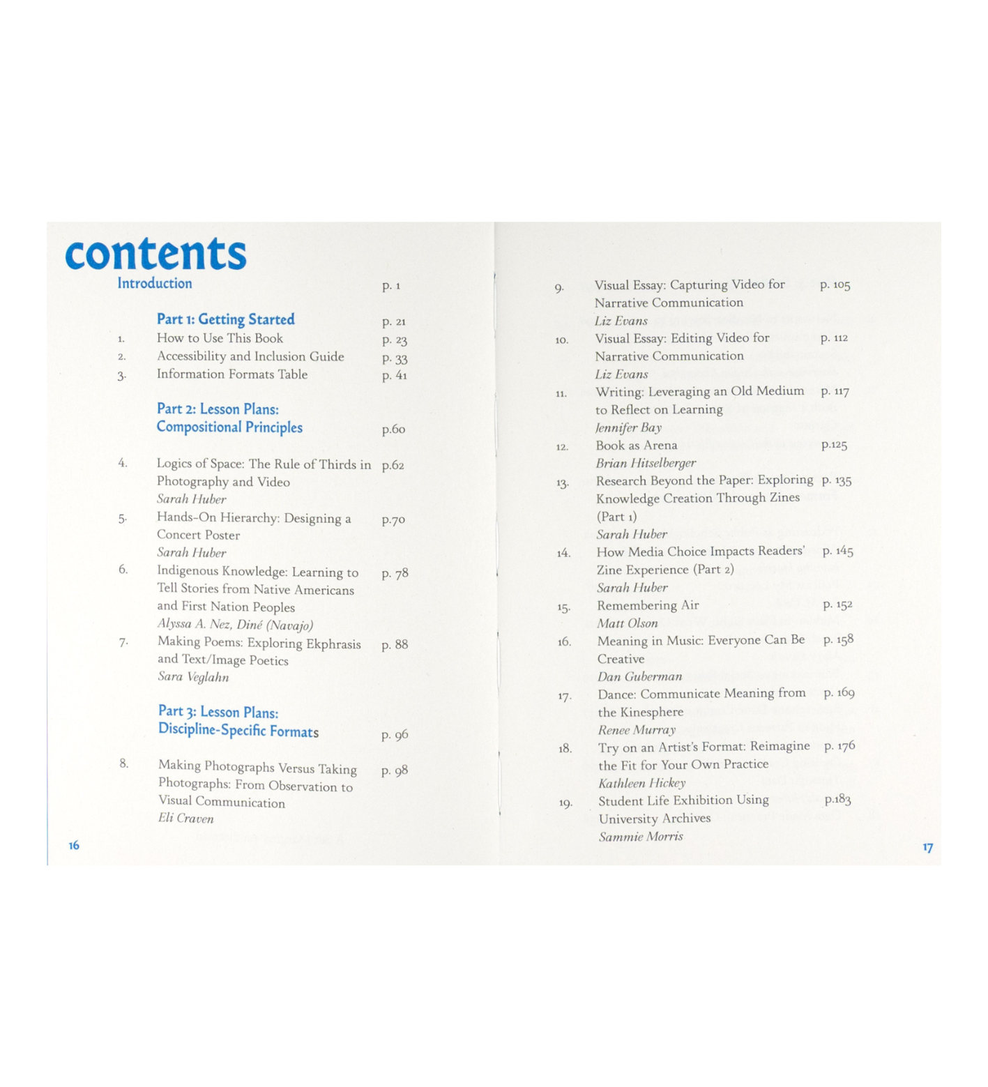 Huber, Sarah: Creative Formats Across Media and Disciplines
