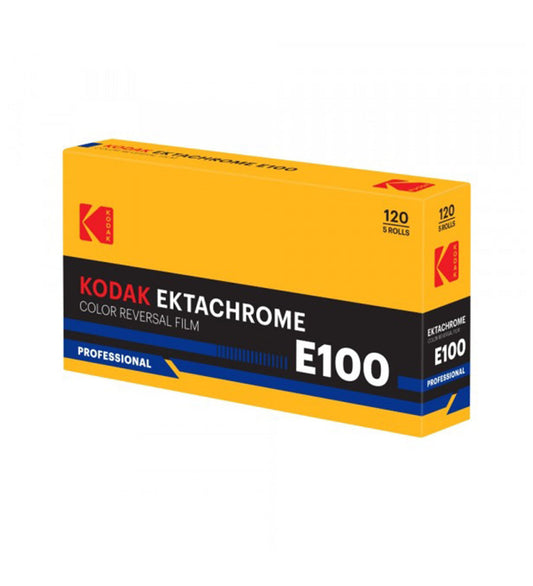 Eastman Kodak Professional Ektachrome E100 120 Colour Reversal Film, 5 Pack