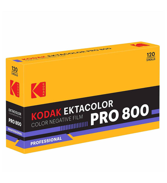 Eastman Kodak Ektacolor Pro 800 120 Colour Film, 5 Pack