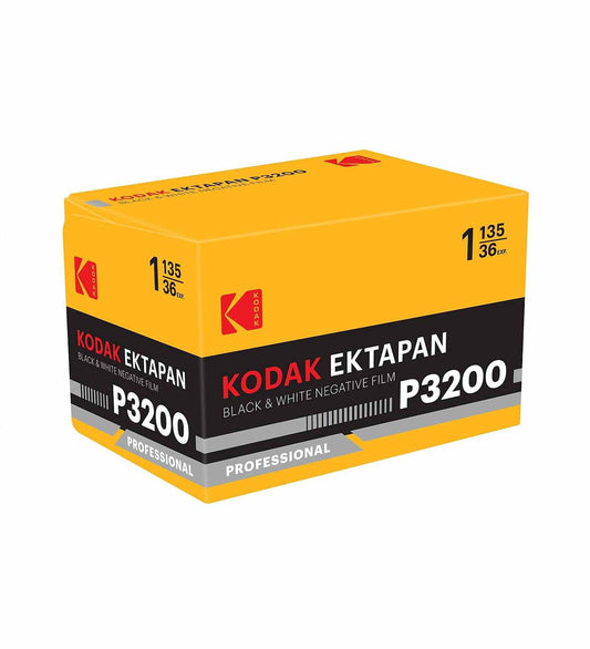 Eastman Kodak Professional Ektapan P3200 35mm B&W Film 36 Exp