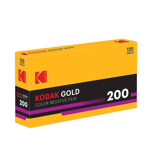 Eastman Kodak Gold 200 120 Film, 5 Pack