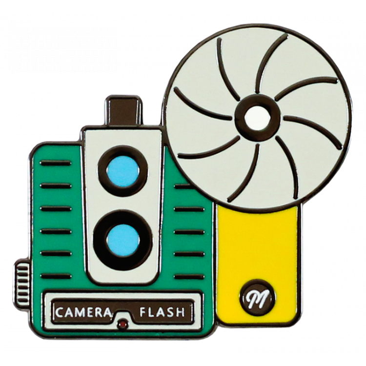 Les Ateliers de Marinette Camera Flash Badge (£7.99 incl VAT)